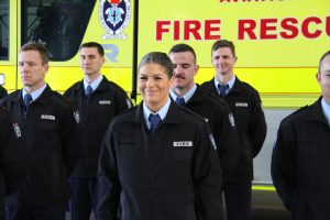 ARFF RC100 graduates celebrate, including Silver Axe winner Jasmin Wood